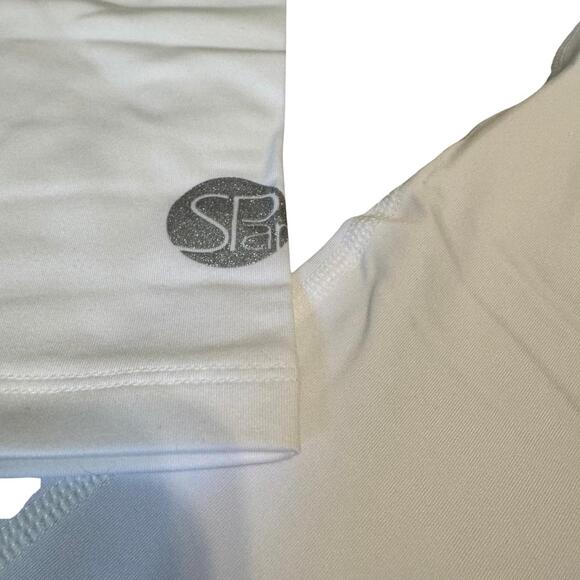 SPARMS SP Full Body Warm Mock High Neck Long Sleeve UV Sun Shirt White NWT XL - Picture 5 of 7